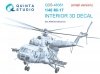 Quinta Studio QDS-48381 Mi-17 3D-Printed & coloured Interior on decal paper (AMK) (Small version) 1/48